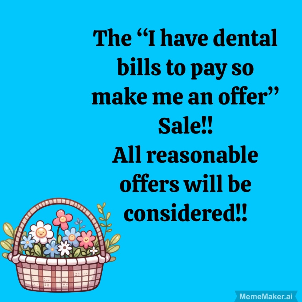 PLEASE READ!! MAKE ME AN OFFER!! ALL REASONABLE OFFERS WILL BE CONSIDERED!!